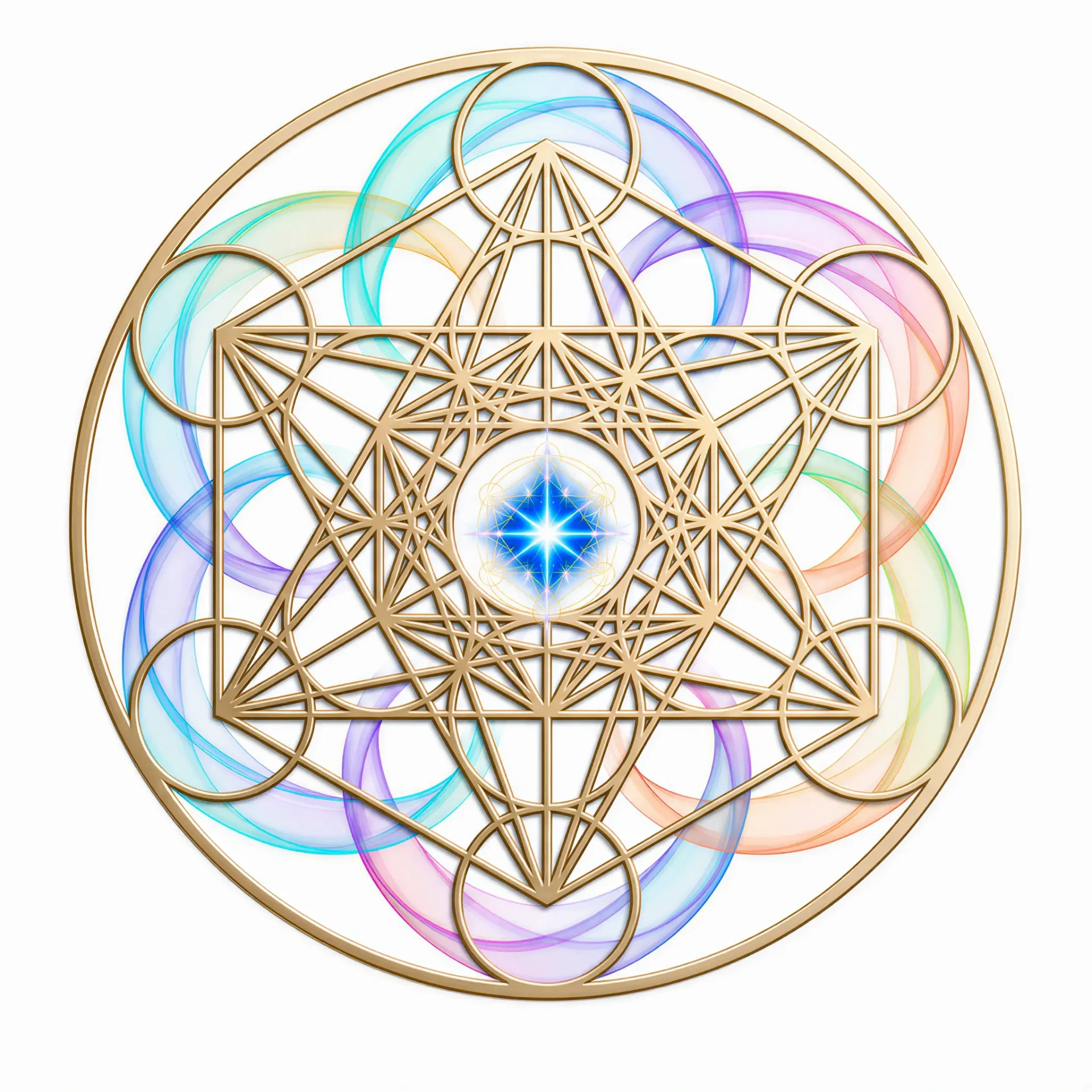 The Living Cube, the Metatron's Cube secondary seal of Stellar Lights Studio