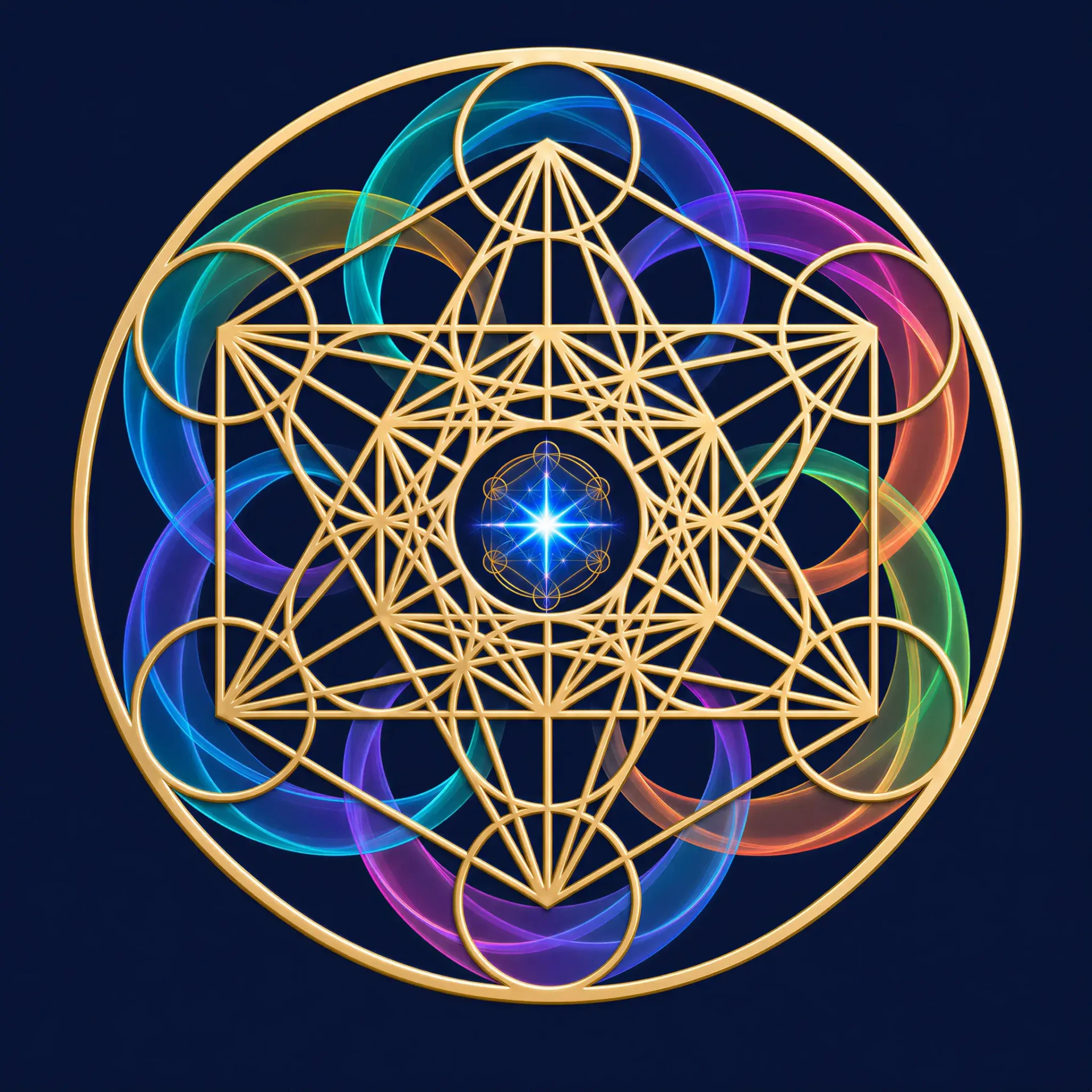 The Living Cube, the Metatron's Cube secondary seal of Stellar Lights Studio